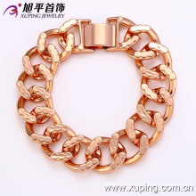 72724 Fashion Cool Men′s Gold-Plated Jewelry Bracelet in Environmental Copper